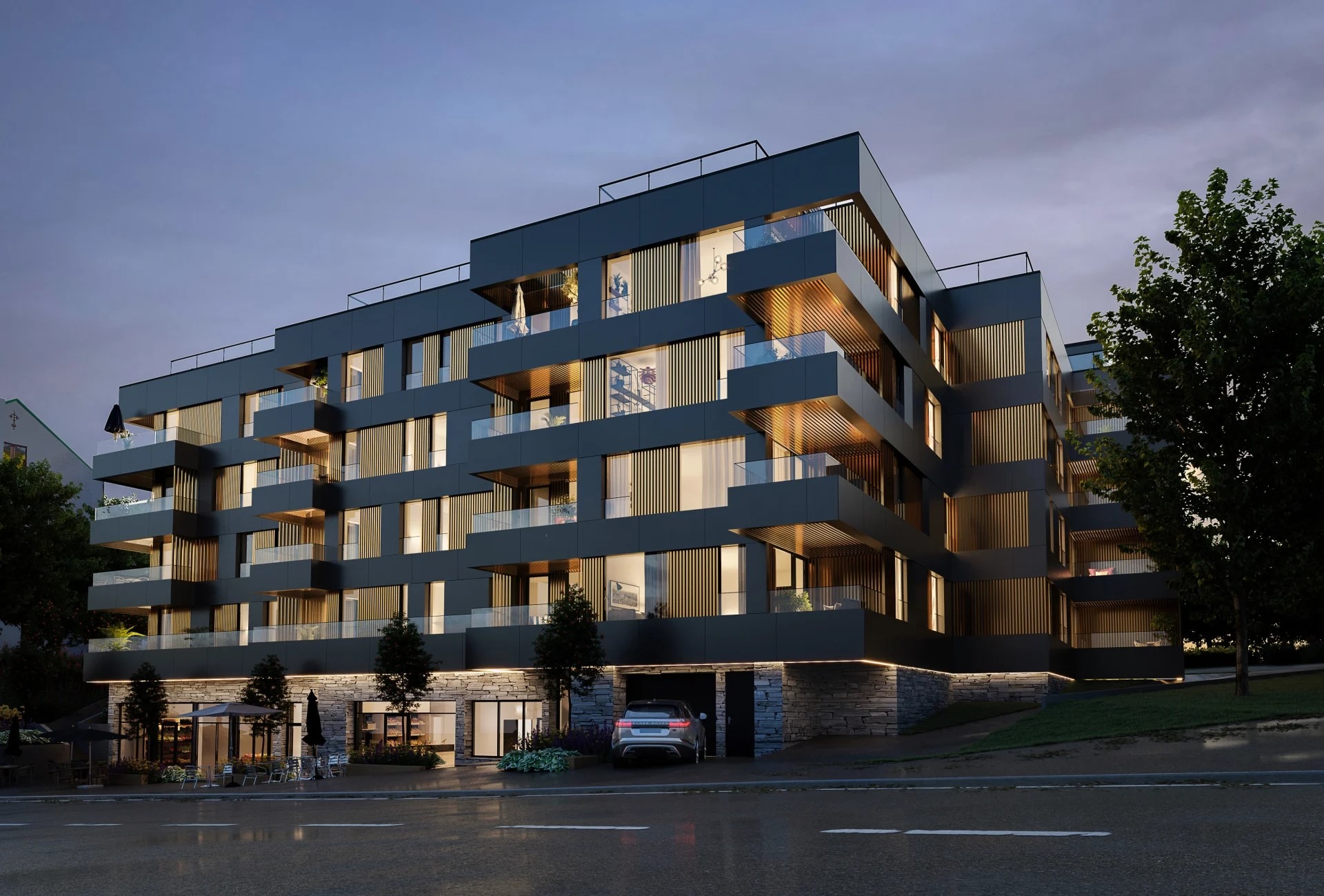 Fasade mot Ensjøveien